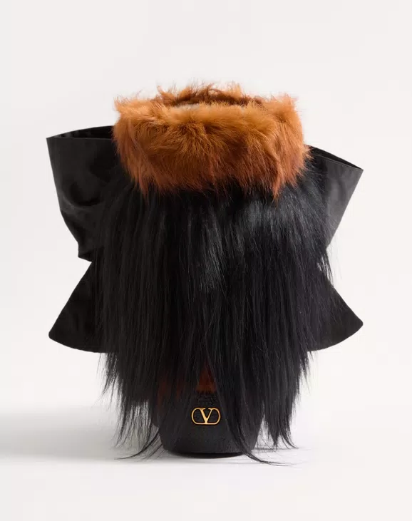 Valentino Snowish Fur Ankle Boot - Image 2